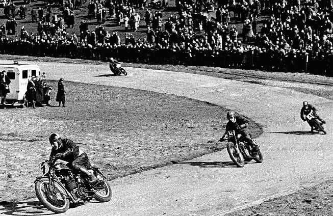 Classic motorcycles racing